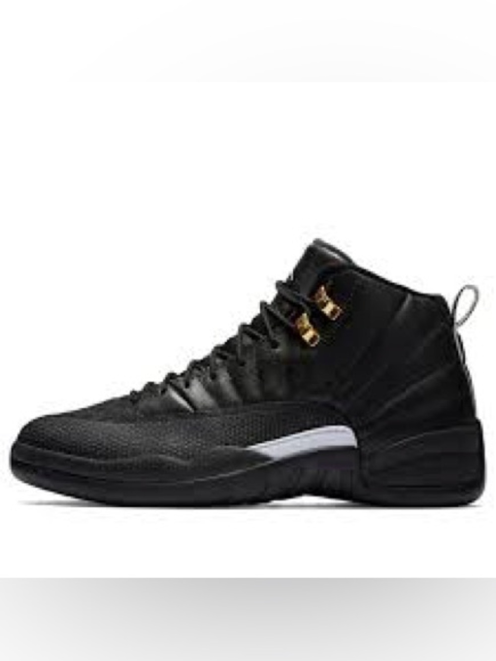 Jordan 12 Retro Men's Black High-Top Athletic Sneakers